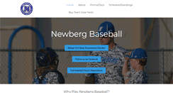 Desktop Screenshot of newbergbaseball.com